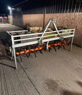 RITCHIE 2.5 Metre Galvanised Grassland Slitter Aerator With Weights